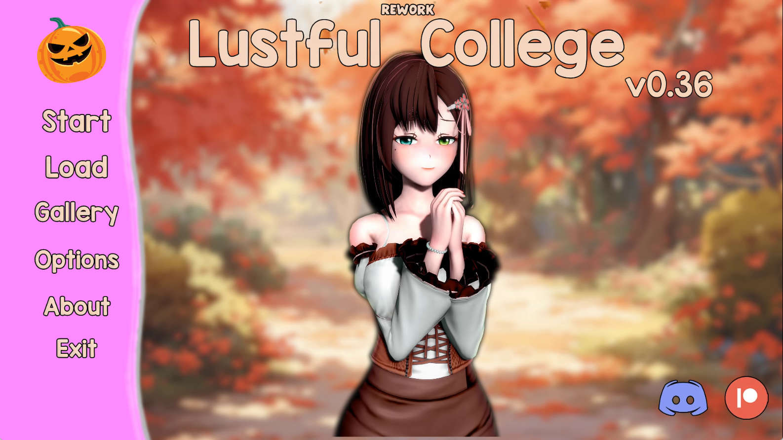 【PC+安卓+IOS/欧美SLG】淫荡学院重做v0.36 万圣节汉化版【2.04G/汉化/动态/更新】