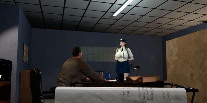 【3D同人视频/全动态/VAM】Brainocn ：女警的卧底日记 任务失败 童颜巨乳女警沈静仪陷入无尽的轮奸地狱【1V+2.2G】