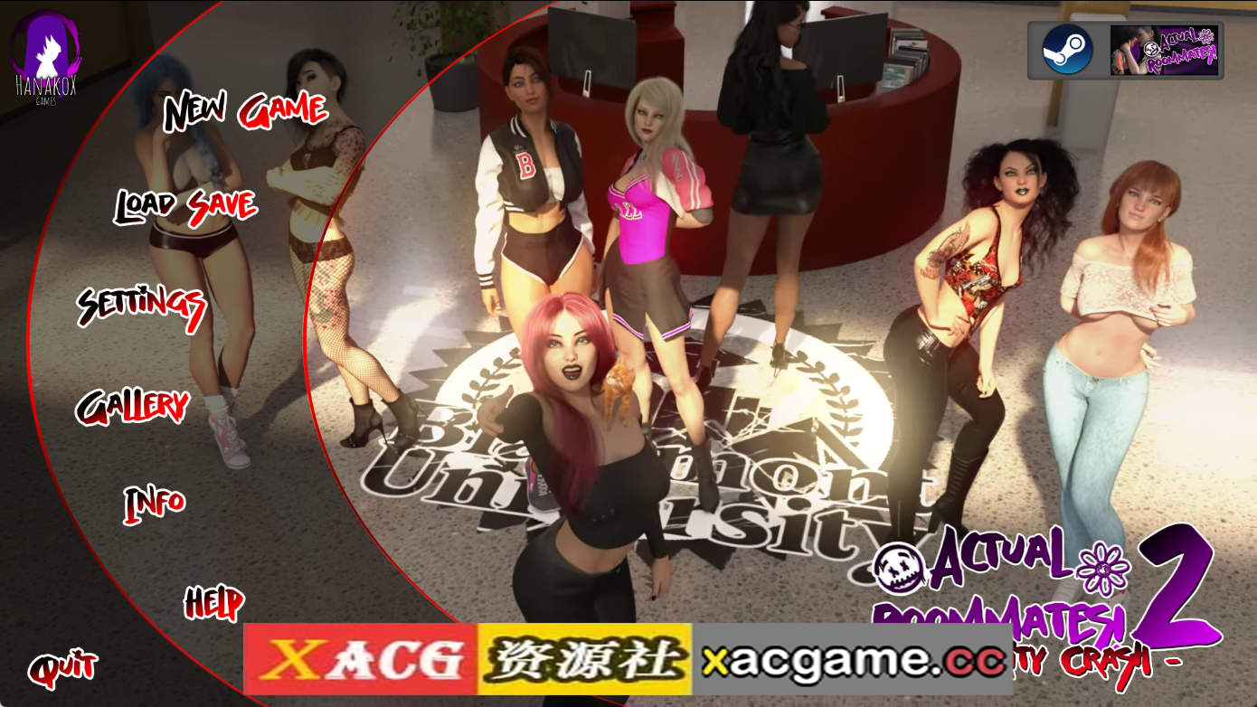 【PC+安卓+IOS/欧美SLG】实际室友2-联谊会崩溃Ch.2 AI版【2.53G/汉化/动态/更新】